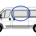 Peugeot Boxer N/S/F Sliding Window in Privacy Tint (MWB/LWB/Extra LWB) 1