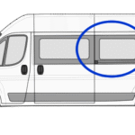 Fiat Ducato N/S/M Fixed Window in Privacy Tint (Extra LWB) 1