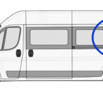 Citroen Relay N/S/R Fixed Window in Privacy Tint (Extra LWB) 1