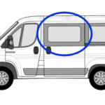 Citroen Relay N/S/F Fixed Window in Privacy Tint (SWB) 1