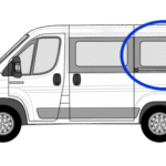 Citroen Relay N/S/R Fixed Window in Privacy Tint (SWB) 1