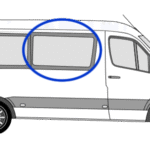 Volkswagen Crafter O/S/F Fixed Window in Privacy Tint MWB/LWB 1