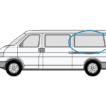 T4 N/S/R Fixed Window in Privacy Tint LWB 1