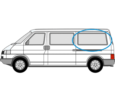 T4 N/S/R Fixed Window in Privacy Tint LWB