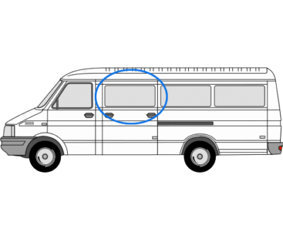 Iveco Daily N/S/F Sliding Window