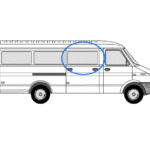 Iveco Daily O/S/F Sliding Window 1