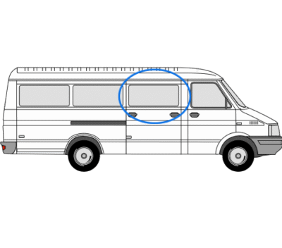 Iveco Daily O/S/F Sliding Window
