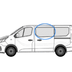 Fiat Talento X82 (2014 >) N/S/F Opening Window in Privacy Tint 1