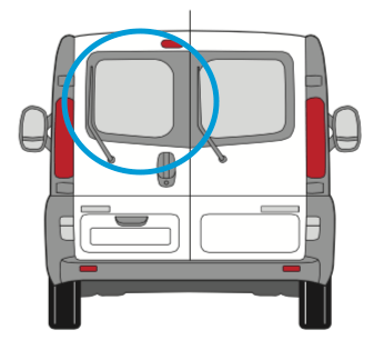 Renault Trafic X82 Nearside Back Door Glass In Privacy Tint