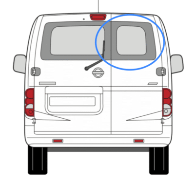 nv200 twin door offside