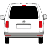Caddy Rear Tailgate Window 2003-2015