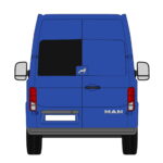 MAN TGE N-S Twin Door Window